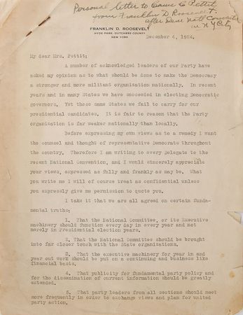 Lot #103 Franklin D. Roosevelt: 
