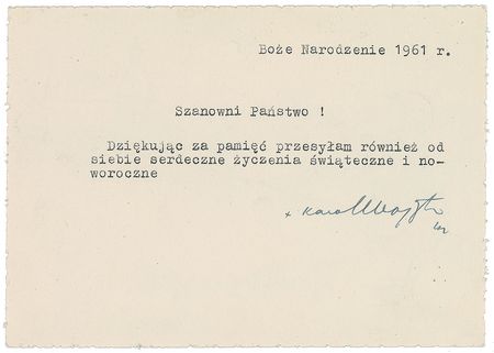 Lot #158 Pope John Paul II Typed Letter Signed - Image 1