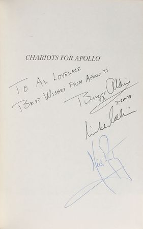 Lot #321 Apollo 11: Crew-signed and inscribed to NASA's deputy administrator - Image 1