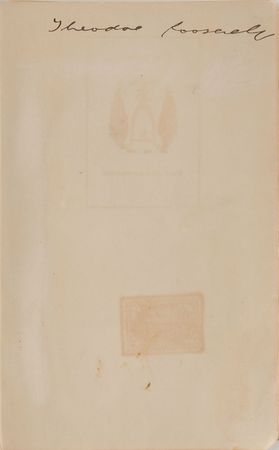 Lot #27 Theodore Roosevelt: First edition of