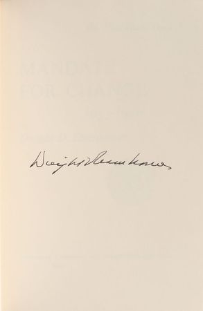 Lot #52 Dwight D. Eisenhower Book - Image 1