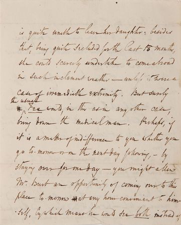 Lot #456 Thomas de Quincy Handwritten Letter Signed - Image 3