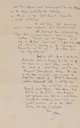 Lot #443 A. A. Milne: Uncommon grouping of three handwritten Milne letters - Image 6