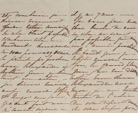 Lot #192 Queen Victoria Handwritten Letter Signed - Image 2