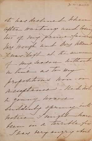 Lot #638 Laura Keene Handwritten Letter Signed - Image 2