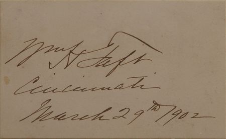 Lot #35 William H. Taft Signed Document - Image 2