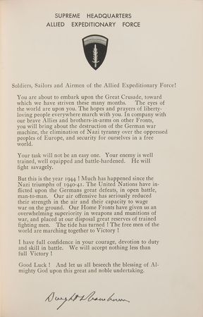 Lot #51 Dwight D. Eisenhower Book - Image 1