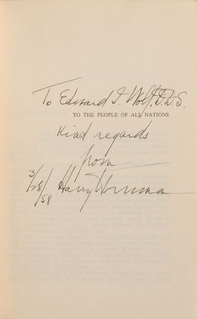 Lot #49 Harry S. Truman Books - Image 1