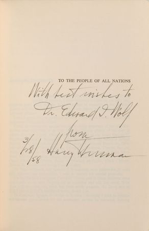 Lot #49 Harry S. Truman Books - Image 3