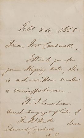 Lot #220 Benjamin Disraeli Handwritten Letter Signed - Image 1