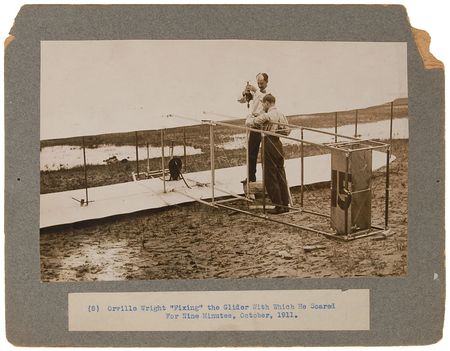 Lot #311 Wright Brothers: Period photos of the Wright Flyer and Glider - Image 1