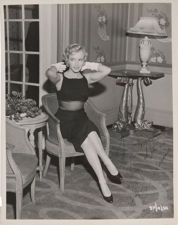 Lot #648 Marilyn Monroe: Monroe and her little