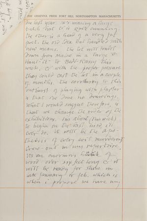 Lot #396 Leonard Baskin - Image 3