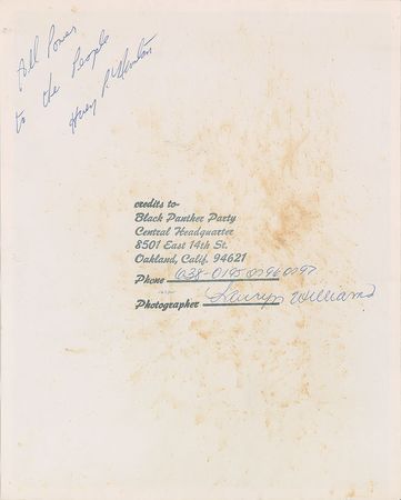 Lot #246 Huey Newton: 