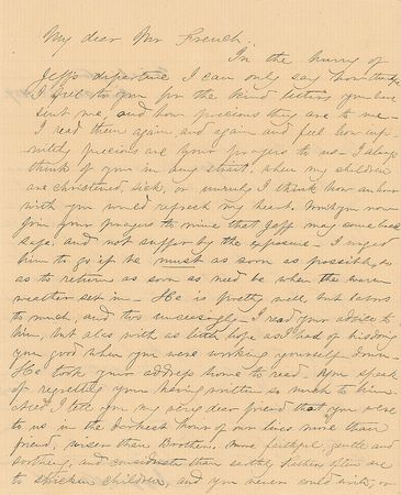 Lot #273 Jefferson and Varina Davis: The future Confederate president and first lady write to West Point's chaplain, both mentioning President Buchanan - Image 2