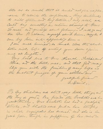 Lot #273 Jefferson and Varina Davis: The future Confederate president and first lady write to West Point's chaplain, both mentioning President Buchanan - Image 3