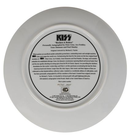Lot #538 KISS Plate - Image 2