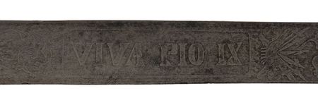 Lot #160 Pope Pius IX: 1870s ceremonial sword of the Pontifical Swiss Guard - Image 3