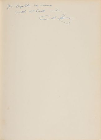 Lot #261 Carl Sagan: 