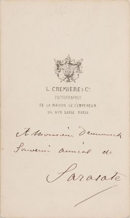 Lot #517 Pablo de Sarasate Signed Photograph - Image 2