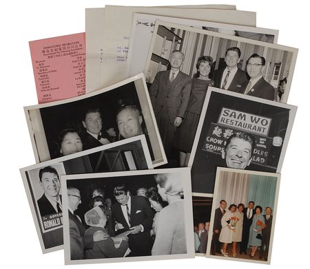 Lot #62 Ronald Reagan: Archive from Reagan's 1966 Chinatown campaign - Image 5
