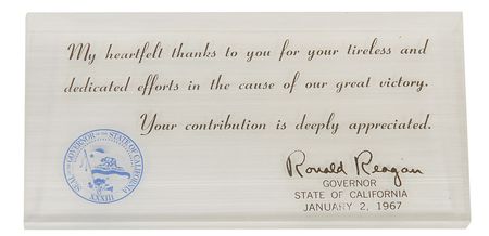 Lot #62 Ronald Reagan: Archive from Reagan's 1966 Chinatown campaign - Image 7