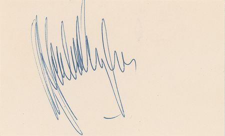 Lot #569 Herbert von Karajan Signed Photograph and Signature - Image 1