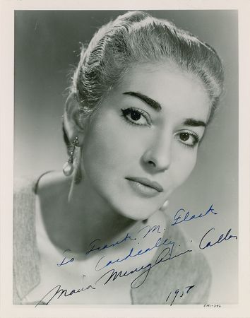 Lot #476 Maria Callas: A pair of gifts from 