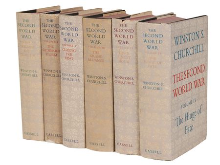Lot #165 Winston Churchill: Sought-after inscribed first edition set of Churchill's The Second World War - Image 2