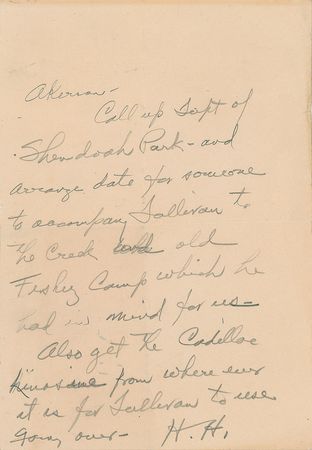 Lot #40 Herbert Hoover Handwritten Letter Signed
