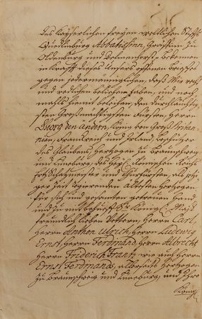 Lot #236 King George II Signed Document - Image 2