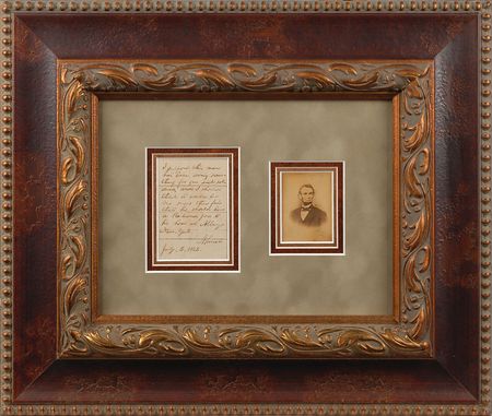 Lot #15 Abraham Lincoln: President Lincoln rewards