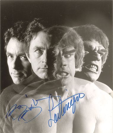 Lot #689 Bill Bixby and Lou Ferrigno Signed