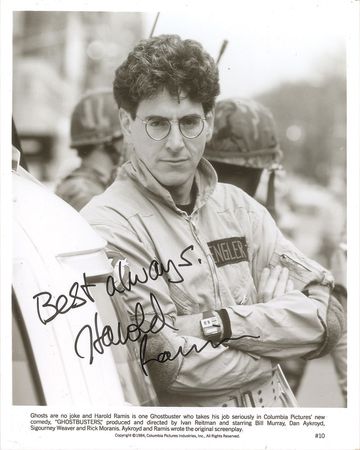 Lot #745 Harold Ramis Signed Photograph