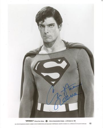 Lot #747 Christopher Reeve Signed Photograph