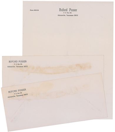 Lot #255 Buford Pusser Receipt - Image 2
