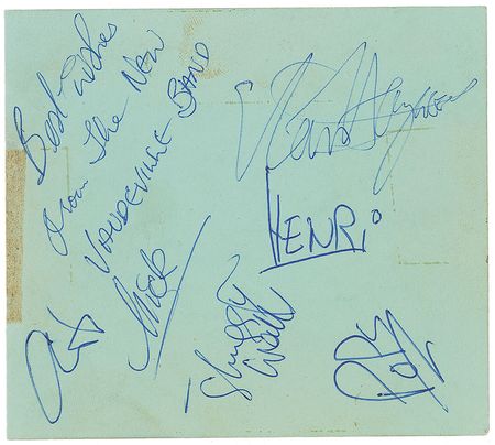 Lot #7187 British Rock Collection of (5) Signed Items - Image 4