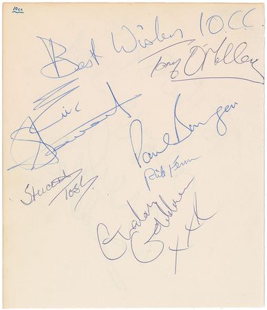 Lot #7187 British Rock Collection of (5) Signed Items - Image 6