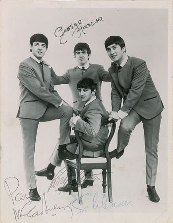 Lot #7001 Beatles Signed Photograph