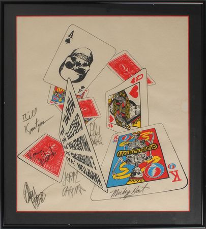 Lot #7124 Grateful Dead Signed Pelon - Image 1