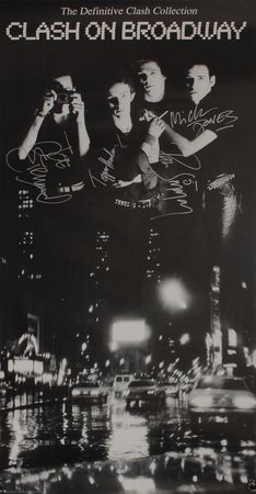 Lot #7384 The Clash Signed Oversized Poster - Image 1