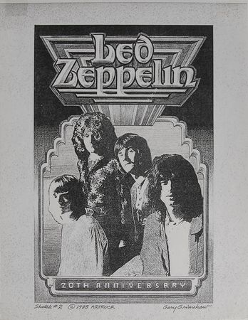 Lot #7141 Led Zeppelin Gary Grimshaw Original Artwork - Image 4