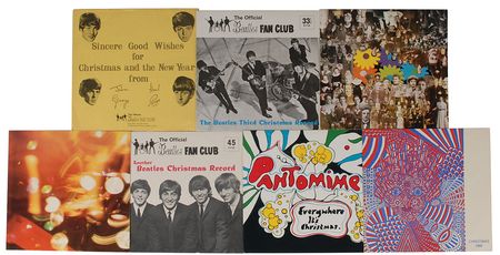 Lot #7042 Beatles Records and Newsletter - Image 1