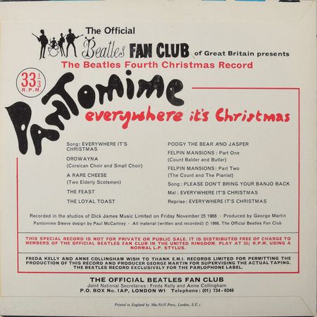 Lot #7042 Beatles Records and Newsletter - Image 2