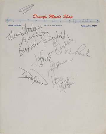 Lot #7087  Classic Rock Legends Signatures: Hendrix, Led Zeppelin, Deep Purple, Canned Heat - Image 2