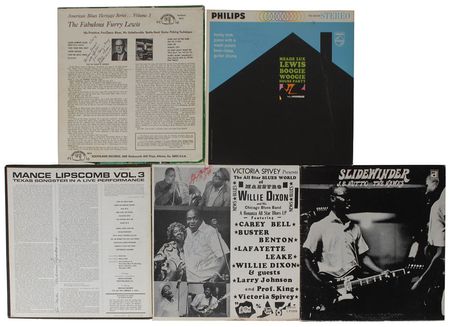 Lot #7157 Blues Legends Set of (5) Signed Albums - Image 1