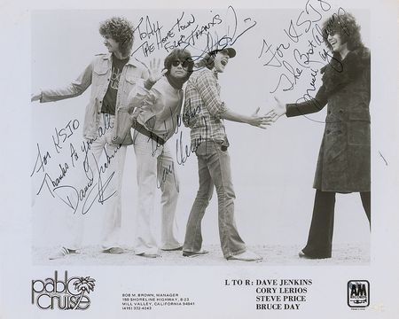 Lot #7265 1970’s Rock Collection of (3) Signed Items - Image 2