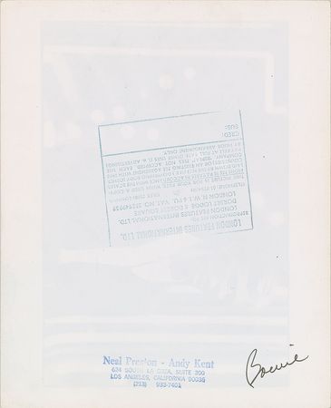 Lot #7229 David Bowie Photograph - Image 2