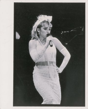 Lot #7402 Madonna Photograph - Image 1