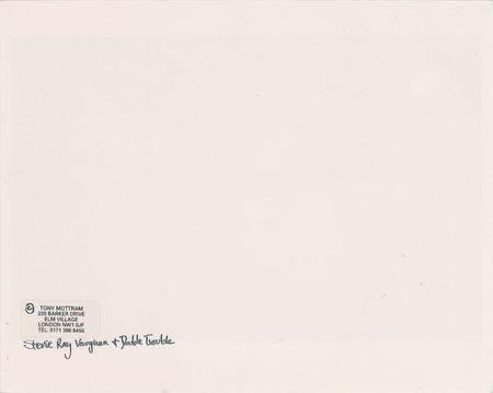 Lot #7397 Stevie Ray Vaughan Photograph - Image 3